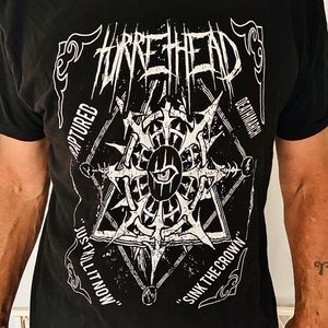 🧨TurretHead "Chaos" Logo Metal Retro Punk Shirt SEND ANY OFFER OVER $88‼️) 🧨